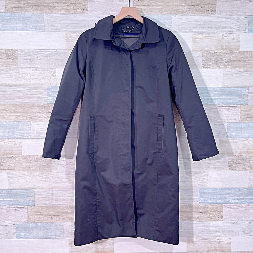 AMERICAN AIRLINES Midi Winter Coat Detachable Liner Black Thinsulate Womens 4R 4
